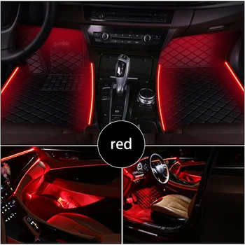 Za Audi TT 4 Sedež 2008-Avto predpražnike Preprogo Luči Led Dekorativna Notranje Luči Komplet za Avto Oprema