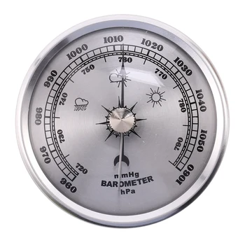 Za Doma Merilnik Tlaka Vremenske Postaje, Kovinsko Steno, Visi Barometer Atmosferski Večfunkcijsko Termometer, Higrometer Prenosni