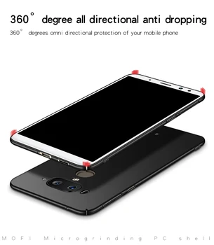 Za HTC U12 Plus Primeru Zajema Izvirnega MOFI Težko PC Plastika Primeru Telefon za HTC U12+ Zadnji Pokrovček Slim Nemoteno Shockproof Funda 6