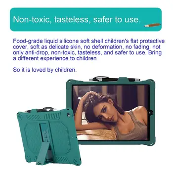 Za iPad Zraka 2019 / Zrak 3 Hrane Silikona Cover Za iPad Pro 10.5 Otrok Shockproof Tablet Ohišje Za iPad 10.2 2019 2020 funda