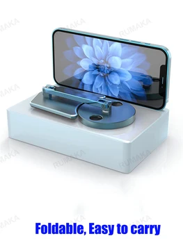 Za iPhone 12 Max Pro Mini Magnetni Brezžični Polnilnik, Zložljivi Nosilci Telefon Stojalo Magnet Brezžično Polnjenje Namizni nosilec za Telefon 4583