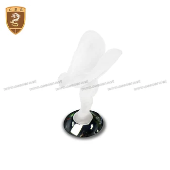 Za Rolls-Royce Boginja Emblemi Črni Obsidian K9 Kristalno s Silicijem Materiala avto logotip zunanjost trim dekoracijo