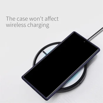 Za Samsung Galaxy Note 10 10+ Pro Plus 5G primeru Hrbtni Pokrovček Podpirajo brezžično polnjenje NILLKIN Flex Čisti Primeru Mehke Silikonske Gume