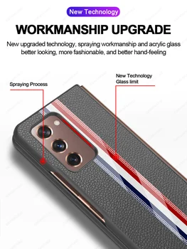 Za Samsung Galaxy Ž Krat 2 5G Primeru FAYAHA Akril Proge Moda Pravega Usnja, Hrbtni Pokrovček Za Samsung Galaxy Ž Krat 2 Primera