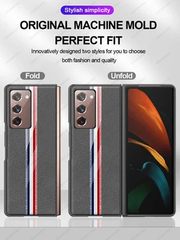 Za Samsung Galaxy Ž Krat 2 5G Primeru FAYAHA Akril Proge Moda Pravega Usnja, Hrbtni Pokrovček Za Samsung Galaxy Ž Krat 2 Primera