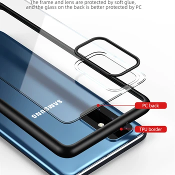 Za Samsung S20 Primeru IPAKY S20 Plus Pregleden Vpliv, ki je Odporna TPU+PC Hibridni Shockproof za Samsung Galaxy S20 Ultra Primeru