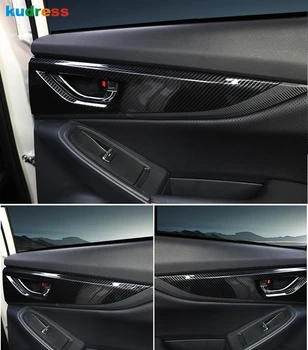Za Subaru XV Crosstrek SUV 2018 2019 2020 Ogljikovih Vlaken Avto Notranja Vrata Okvir Ročaj Kritje Trim Styling Nalepke, Dodatki