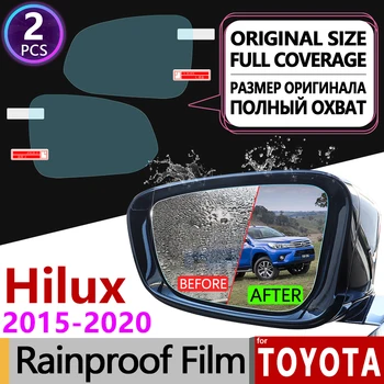 Za Toyota Hilux SR5 Hilux REVO VIGO AN120 AN130 Polno Kritje Anti Meglo Film Rearview Mirror Rainproof Anti-Fog Filmov Dodatki