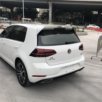 Za Volkswagen GOLF MK7 Spojler-2018 GOLF 7.5 R G TI GTD spojler ABS Materiala Avto Zadaj Krilo Premaz Barve, Zadnji Spojler