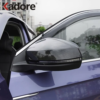 Za Volkswagen T-Cross 2018 2019 2020 Ogljikovih Vlaken Chrome Strani Rearview Mirror Skp Zajema Trim Avto-Styling Auto Dodatki