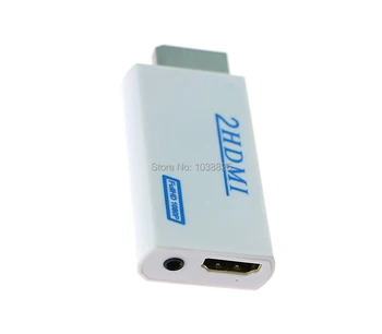 Za Wii, da HDMI Adapter Pretvornik Podporo FullHD 1080P 720P 3.5 mm Audio za Wii2 HDMI Adapter za HDTV