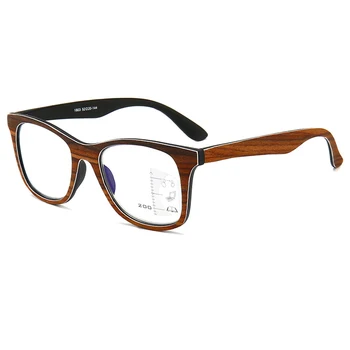 Zilead Smart Progresivna Multifokalna Obravnavi Očala Imitacija Lesa Ženske&Moških Presbyopia Očala Daljnovidnost Očala+1.0+3.5