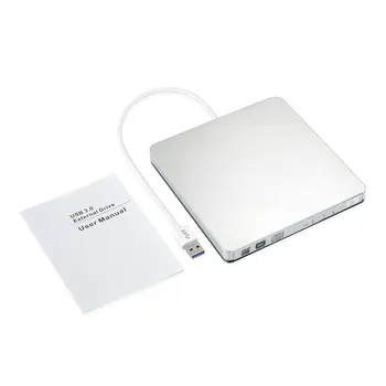 Zunanje Slim, USB 3.0, DVD-Jev, DVD-RW, VCD, CD-RW Gorilnika Pogon Superdrive Prenosni za računalnik Apple Mac MacBook Pro Air, iMAC RAČUNALNIKOM 8927