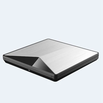 Zunanji Optični Pogon USB 3.0 CD / DVD-ROM Kombinacija Aluminija DVD-RW ROM Gorilnik za Pro Prenosni računalnik Win 7 / 8.1 / 10 Linux