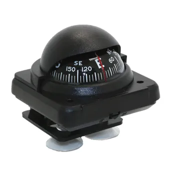Črna Elektronsko Nastavljiv Vojaški Marine Žogo Night Vision Kompas za Čoln Vozila, Čoln Kompas Vozila Kompas na Prostem