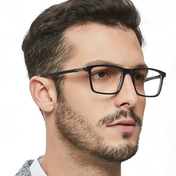 Črna Igralna Očala za Moške Nerd Anti Blue Ray Očala za Kratkovidnost Progresivna Multifokalna Okviri za očala Clear Leče MARE AZZURO OC7009