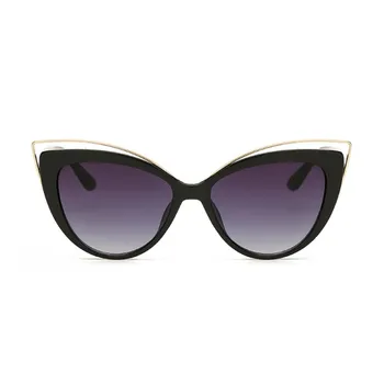 Črna Očala Moda Mačka Oči, Sončna Očala Ženske Luksuzne Blagovne Znamke Oblikovalec Vintage Sončna Očala Ženski Celoten Okvir Slog Očala 11670