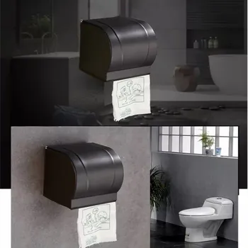 Črno zlato prostor aluminija brisačo omaro, kopalnica, wc rack steni visi brisačo rack kopalnica dodatki set