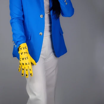 Ženske vzletno-pristajalne steze moda svetlo rumene PU usnja rokavice lady ' s club uspešnosti stranka usnje dolgo slim rokavice 70 cm R3253