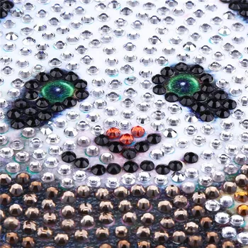 Žival je Panda 5D DIY Diamond Slikarstvo Celoten Krog Diamond vezenje Navzkrižno šiv Diamond Stensko Slikarstvo darilo